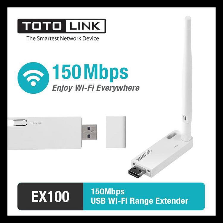 Wifi Extender Usb 150Mbps - Totolink Ex100
