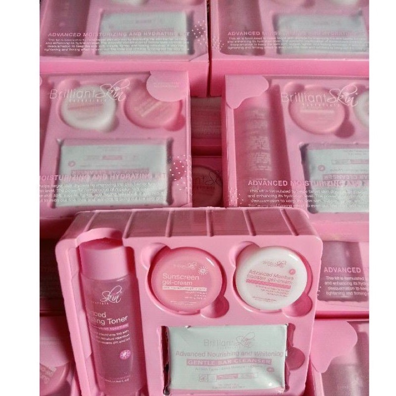 Advanced Moisturizing & Hydrating kit set (brilliant skin)