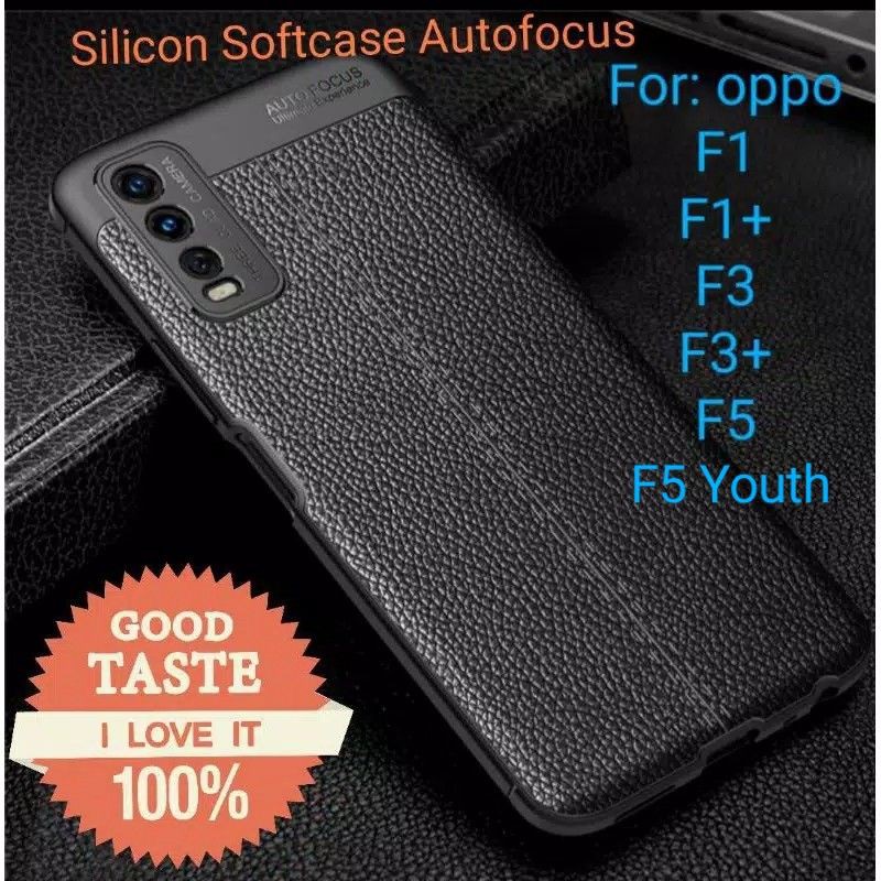 Oppo F1 F1plus F3 F3plus F5 Youth Silicon Autofocus Leather Softcase Casing Cover TPU jeruk jelly