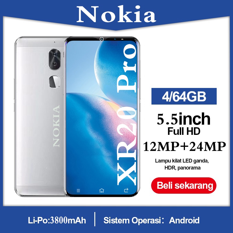 HP Nokia XR20 pro ram 4/64GB Murah 4G LTE Smartphone GARANSI 1 TAHUN hp