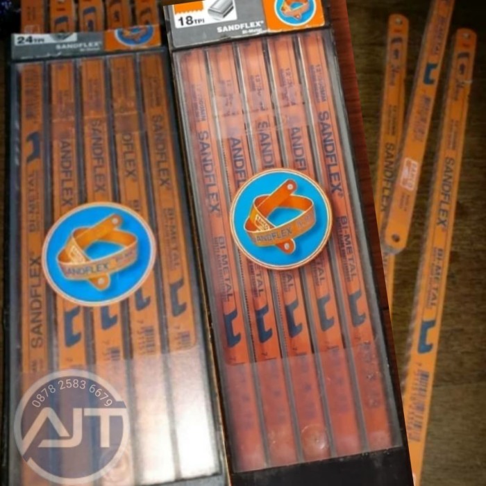 MATA GERGAJI BESI 12 INCH - 300 MM 24 TPI BAHCO SANDFLEX Gergaji besi Bahco Gergaji besi sandflex