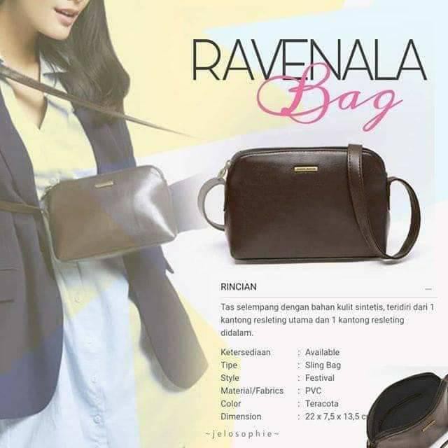 RAVENALA TERACOTA Sophie Martin Promo Sophie Paris Tas selempang wanita kulit Tas kerja wanita