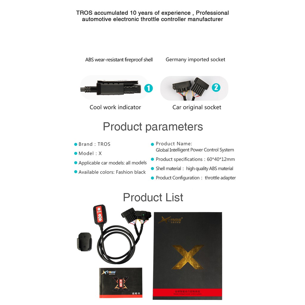 Throttle Control Tros X Series Throttle Controller