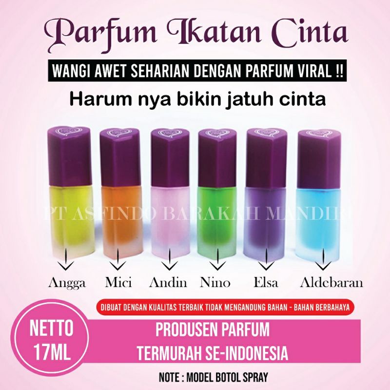 Parfum Ikatan Cinta/ Parfum Thailand/ Parfum Viral