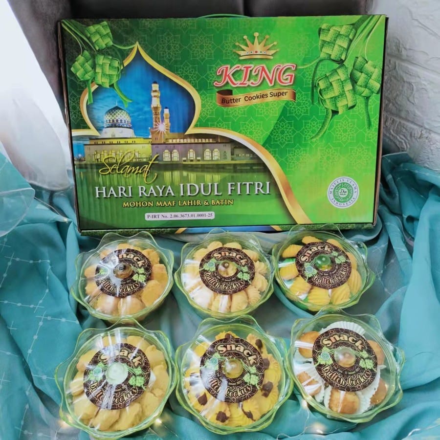 Parcel Ramdhan 2022 Kue Lebaran Super Butter Cookies / Kue Kering Enak KING6 6 KOTAK