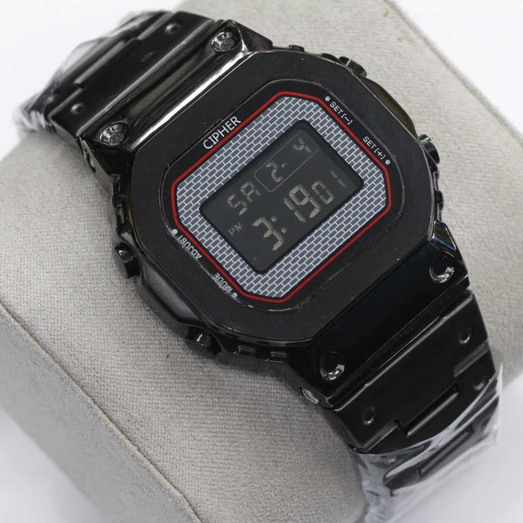 JAM TANGAN COWOK RANTAI CHIPER DIGITAL SPORT/JAM TANGAN RANTAI TERBARU/JAM TANGAN FASHION COWOK/