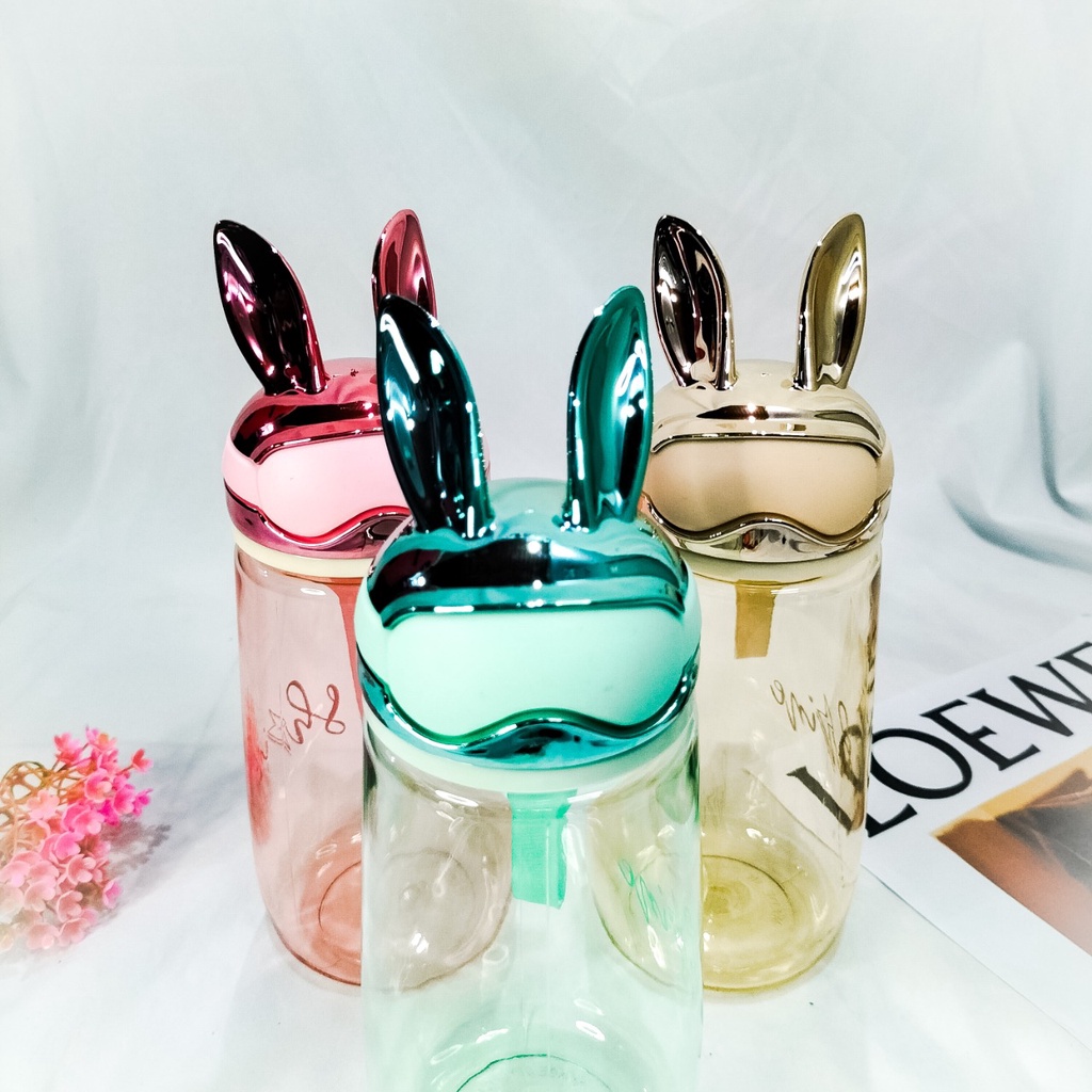 BEST SELLER!!! Botol Minum Anak Lucu Rabbit Kapasitas 600ML