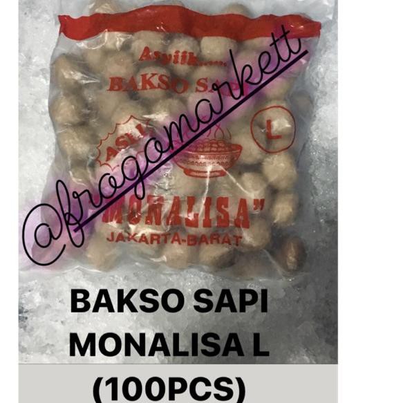 

RESTOCK Bakso Sapi Monalisa L (Isi 100pcs)