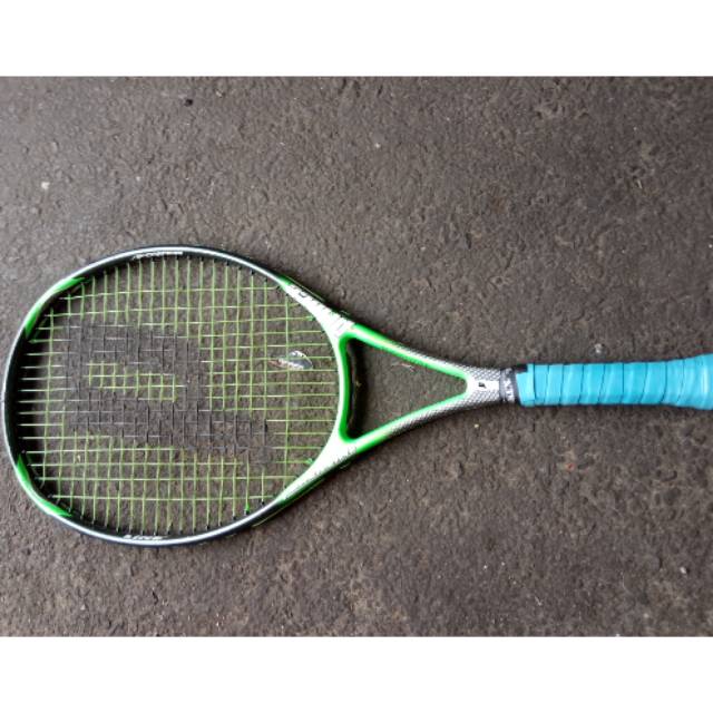 Raket tenis prince hot shot 25 junior bekas mulus minus tas