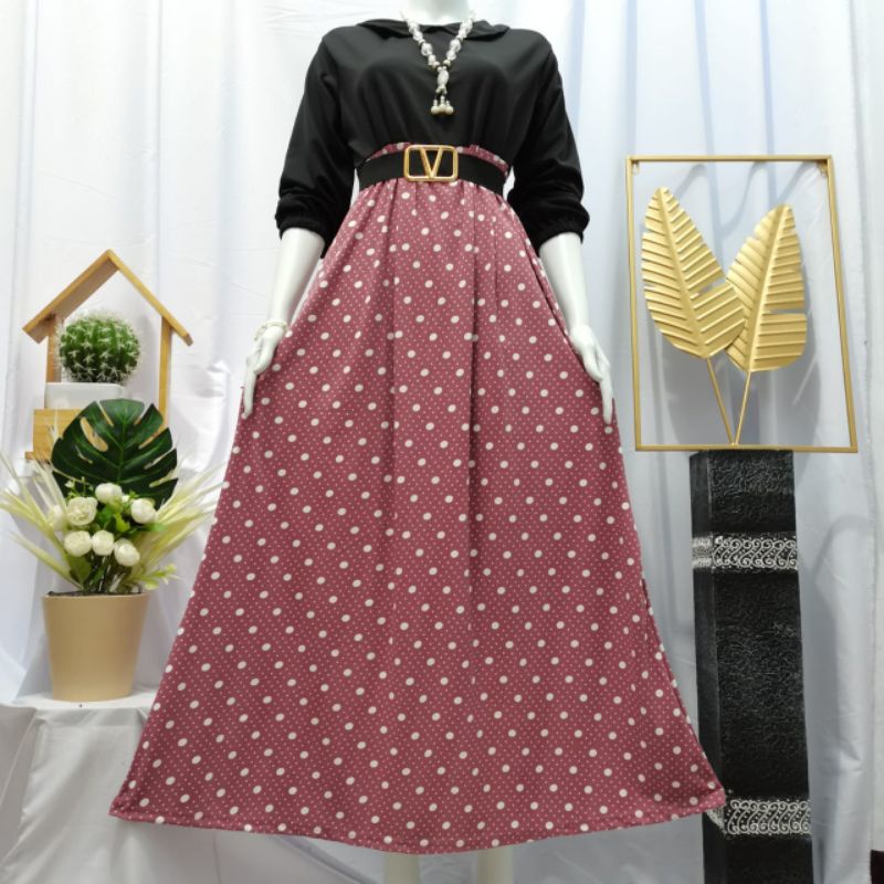 GAMIS VOXY POLKA KERAH