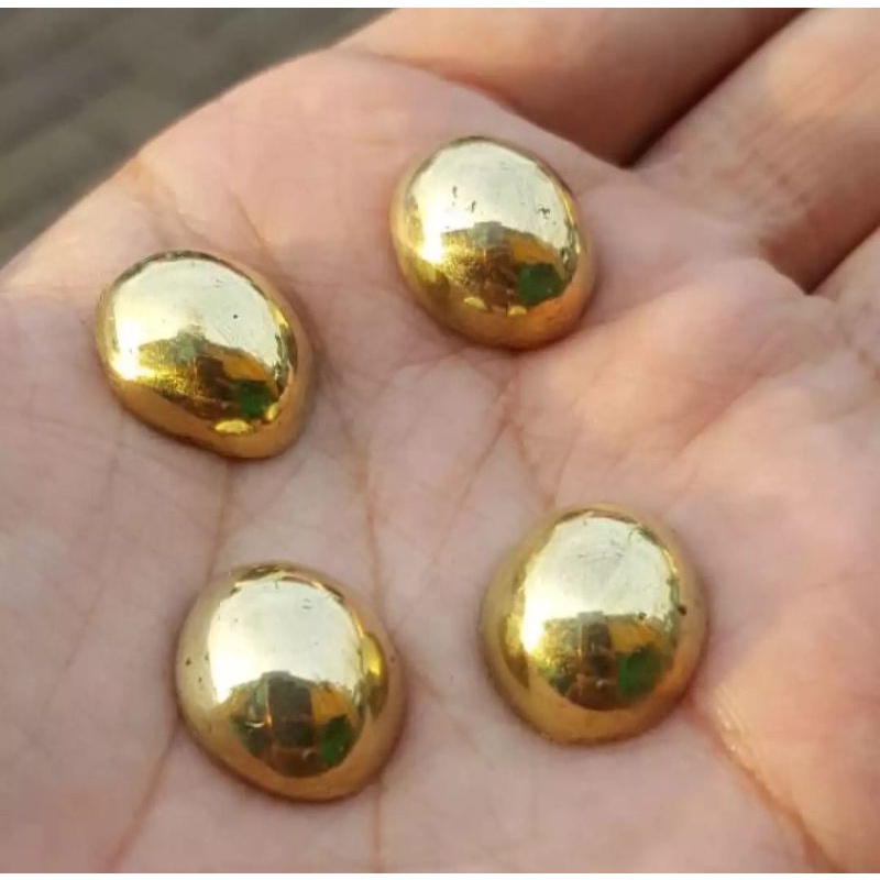 Batu cincin kuningan sari asli batu unik koleksian