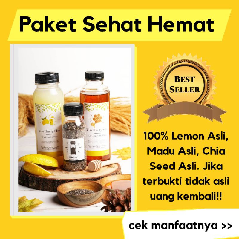 

Sari Lemon + Madu Hutan Asli + Chia Seed by Miss HS PROMO