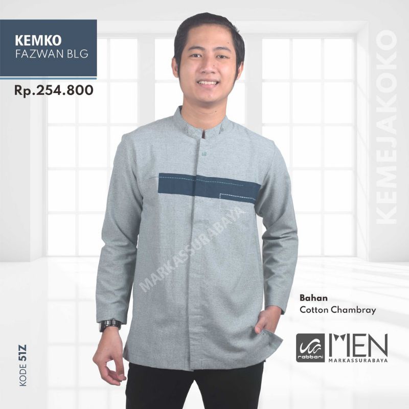Kemko Fazwan XS - Kemeja Koko RABBANI ORI