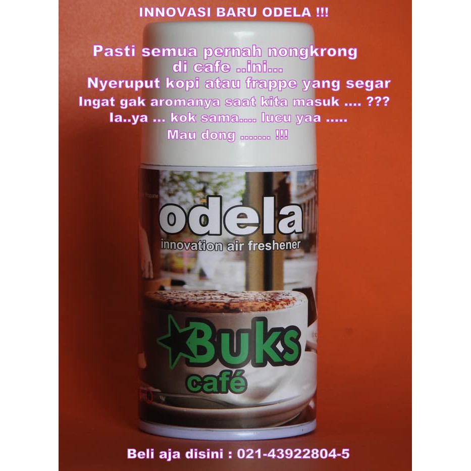 Jual Pengharum Ruangan Kopi Buks Cafe Odela Limited Shopee Indonesia