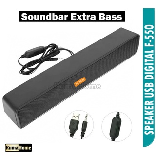 Speaker soundbar Laptop / PC / Gaming Super Bass Portable, power full Mini Soundbar