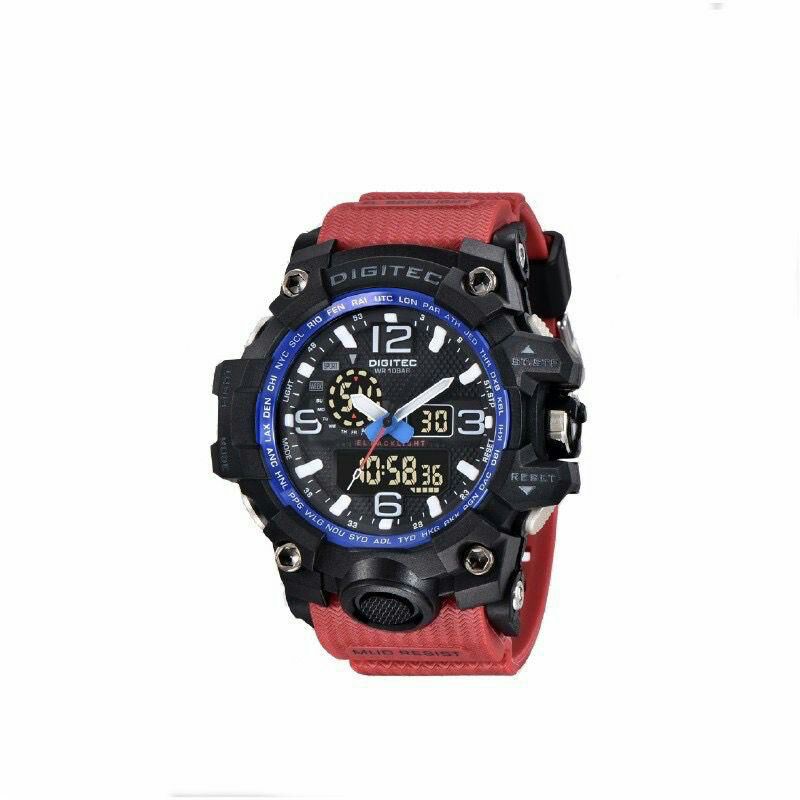 Jam Tangan Cowok Digitec 2093 DG 2093 DA 2093 original / jam tangan pria Digitec 2930 Double time