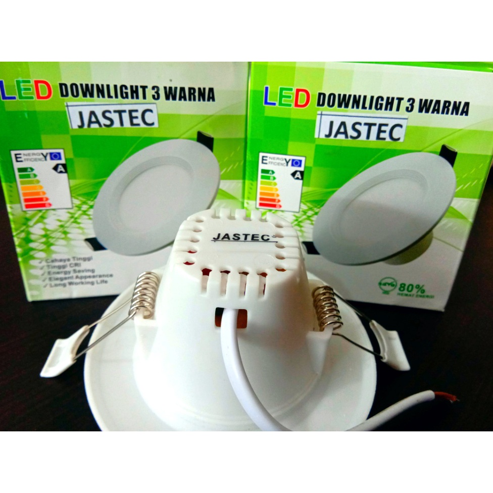 LAMPU DOWNLIGHT JASTEC 3 WARNA 6W 2.5&quot;