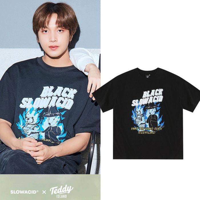 Kaos nct 127 x teddy island x slowacid  ghost