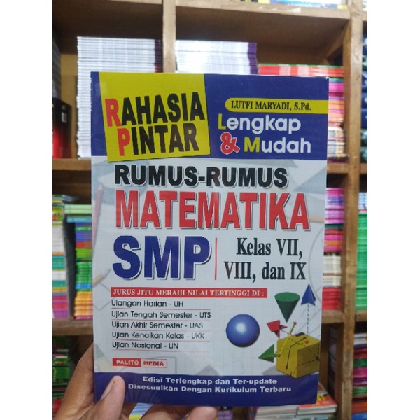 Buku Rahasia Pintar Rumus Matematika Sd,Smp,Sma Kurikulum Terbaru Lengkap-SMP