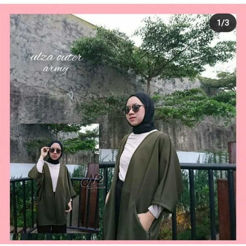 N2-Outer Wanita /cardigan pakaian polos katun baju  viral polkadot polos grosir murah bandung premium atasan wanita allsize