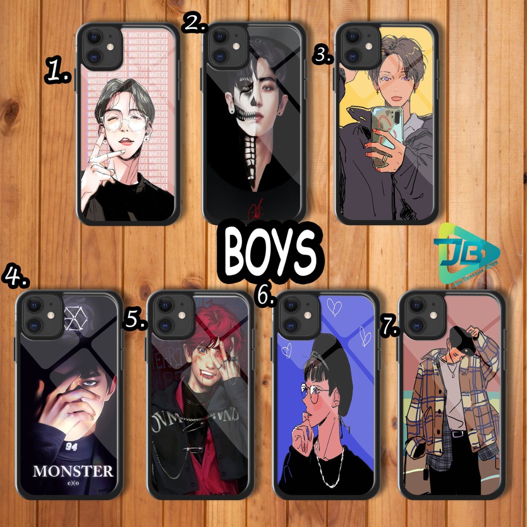 HARDCASE 2D GLOSSY BOYS OPPO A1K A3S A5S A7 A12 A11K A33W NEO 7 A37 NEO 9 JB3880