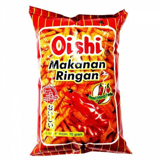 

OISHI kraker udang pedas 60g