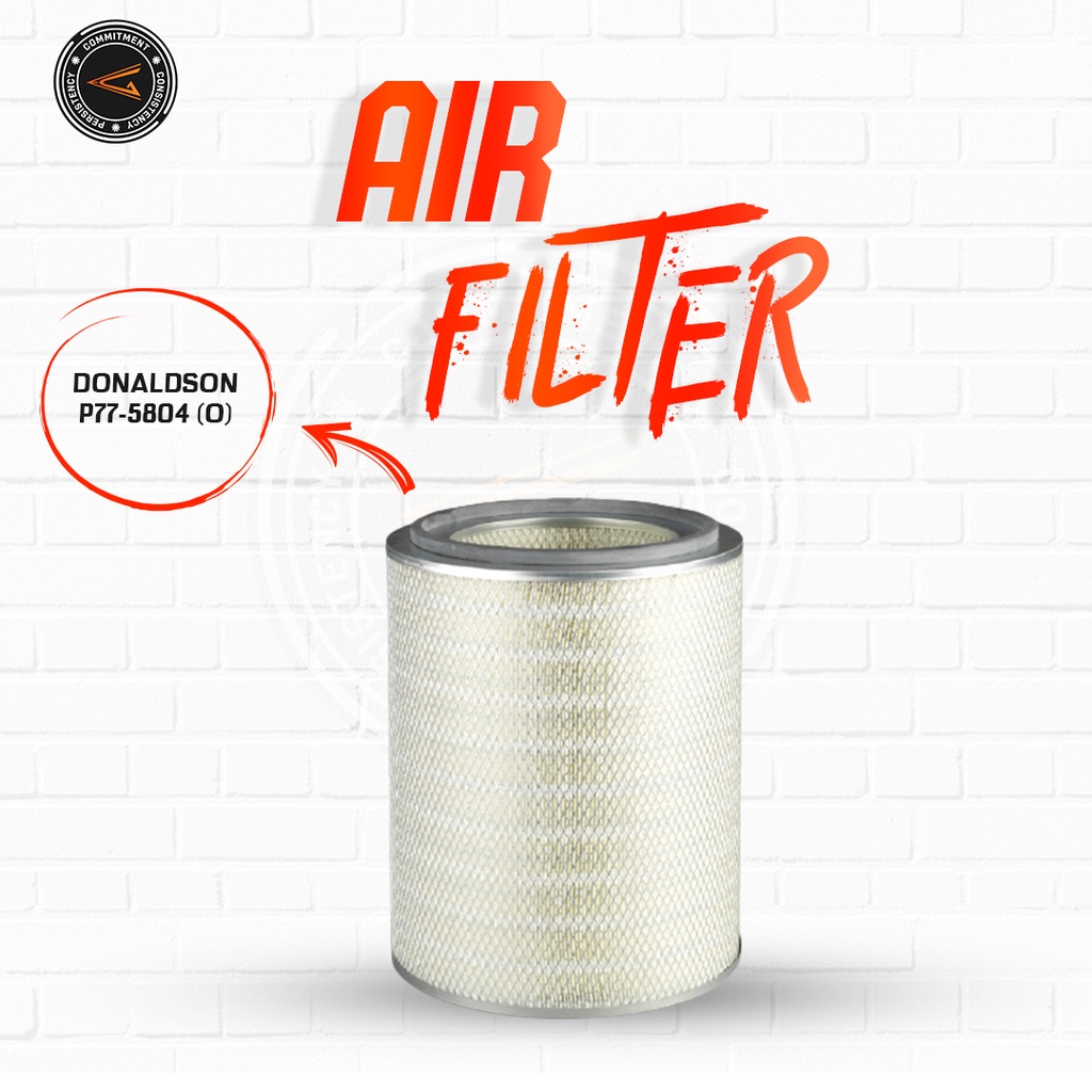 Donaldson Filter Udara Air Filter P77-5804 (O)  J85-4371-1 / P775804 Outer J8543711  / Solar Donalds