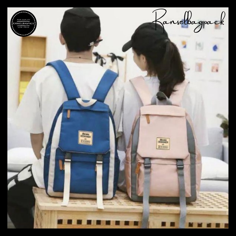 Tas Ransel - Backpack Punggung Bahu Terbaru Model Casual Multifungsi Backpack Sekolah Kuliah Korea Kekinian Stylish Multifungsi Perempuan Wanita Cewek