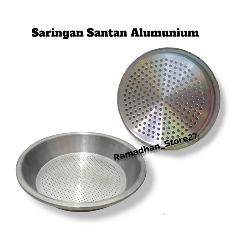 Saringan Santan Bahan Alumunium 24cm/Saringan Tepung Alumunium 24cm