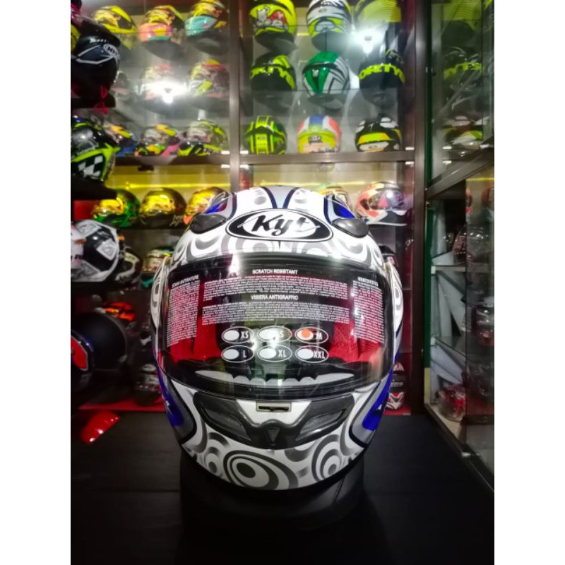 KYT VR 1 #2 White/Blue