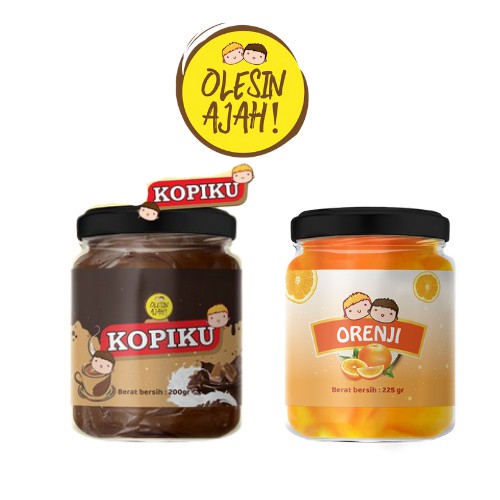 

Promo OlesinAjah Selai Kopiku 200Gr + Orenji 200Gr