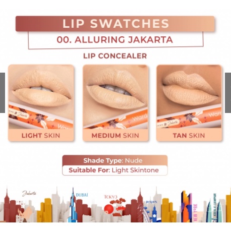 Wardah Colorfit Lip Paint Around the World - Lip Cream