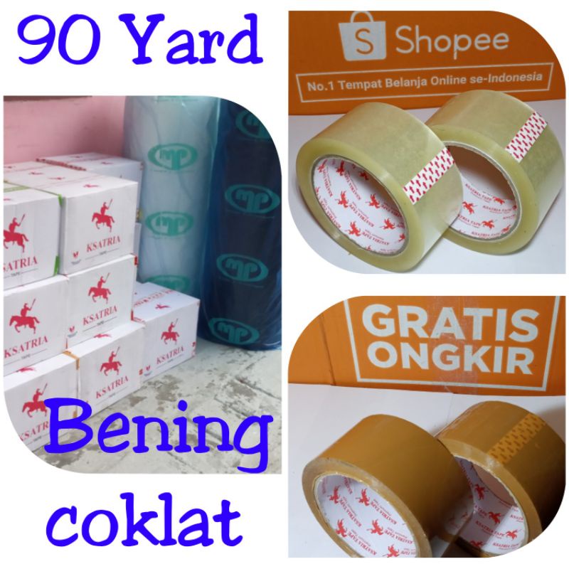 

Lakban Coklat / Transparan 2 Inch 90 Yard