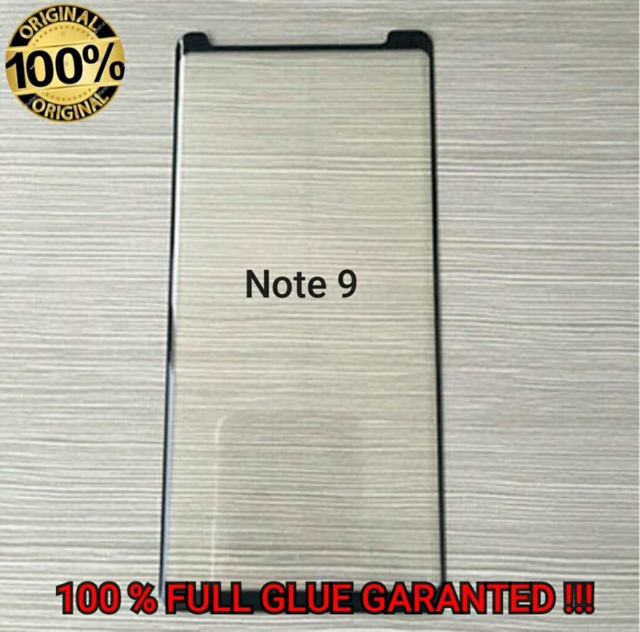 [PROMO]Samsung  s8,s8+,s9,s9+,note 8,note 9,CURVE FULL GLUE ORIGINAL 100 Tempered Glass Anti Gores K