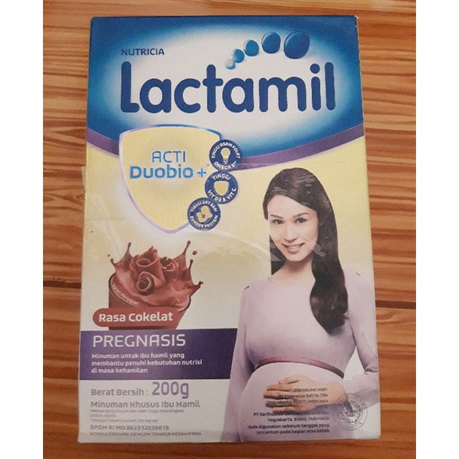 Susu Lactamil Pregnasis Ibu Hamil Rasa Cokelat 200 gram