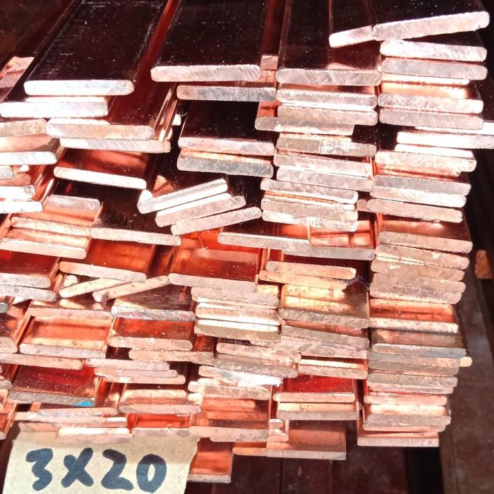 

Plat Tembaga Busbar Tebal 3 Mm X Lebar 2 Cm X Panjang 50 Cm
