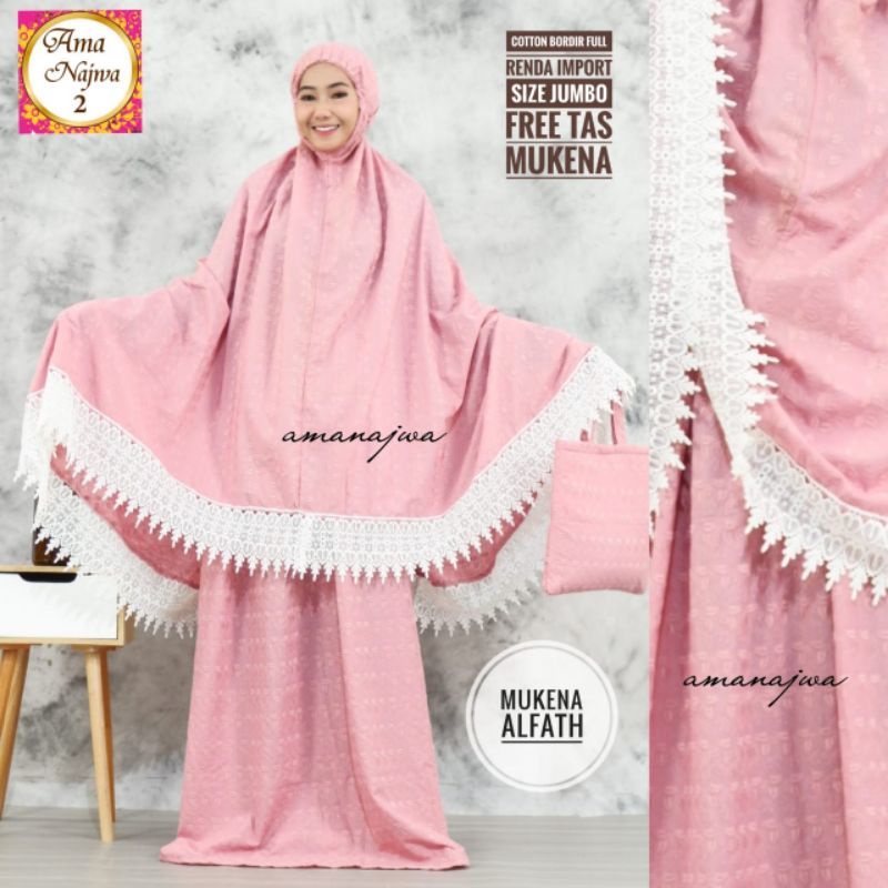 BISA COD • MUKENA DEWASA AL FATH BY AMA NAJWA