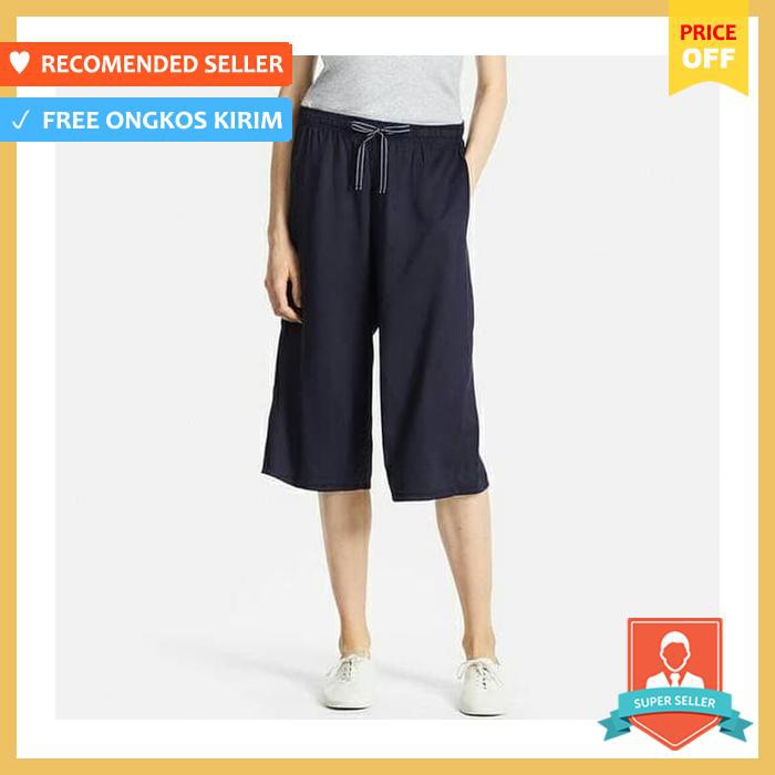 Relaco Cullottes By Uniqlo Celana Qulot Wanita Hitam