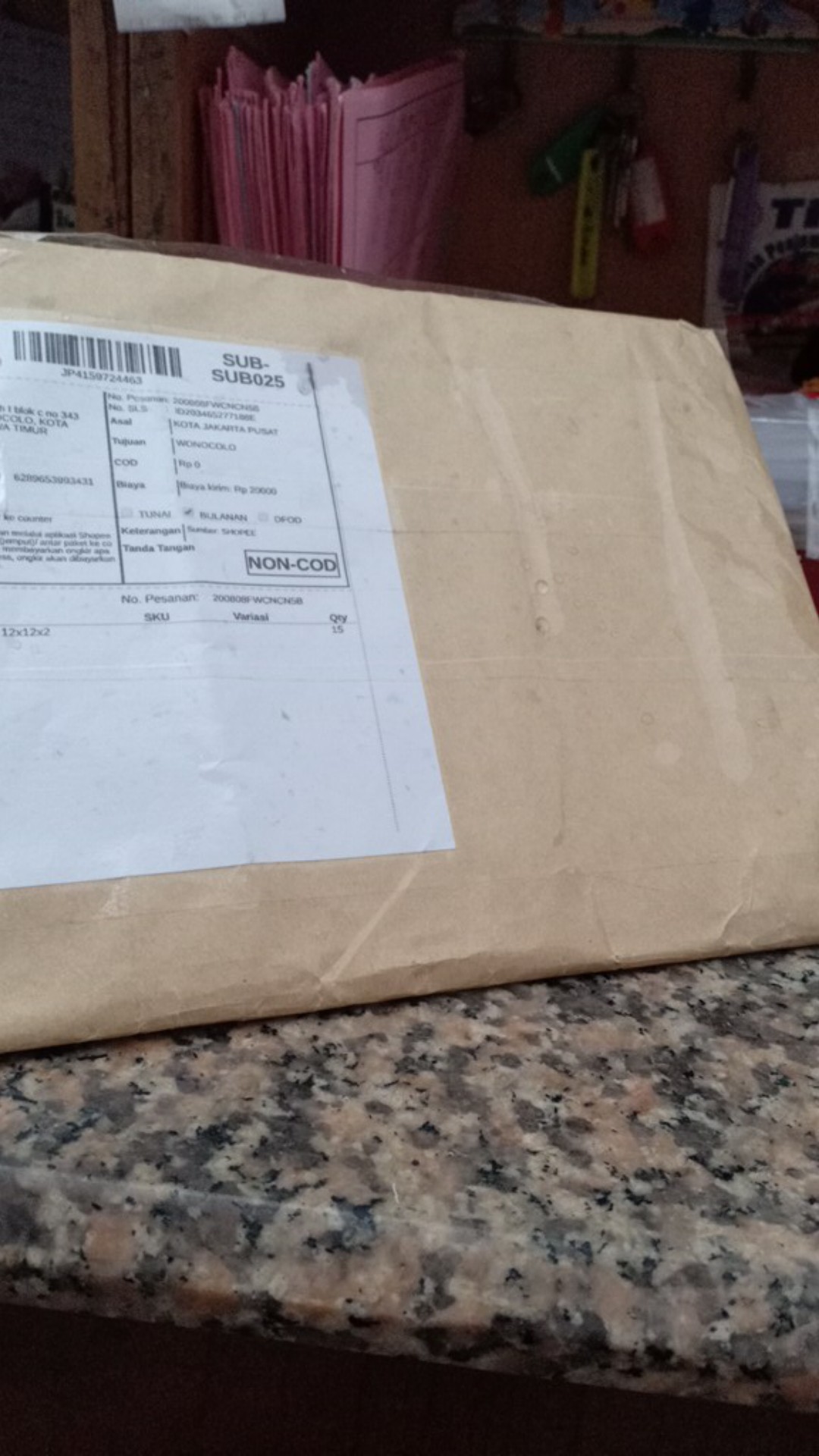 Box Mika Asbak/ Visin 12x12x2