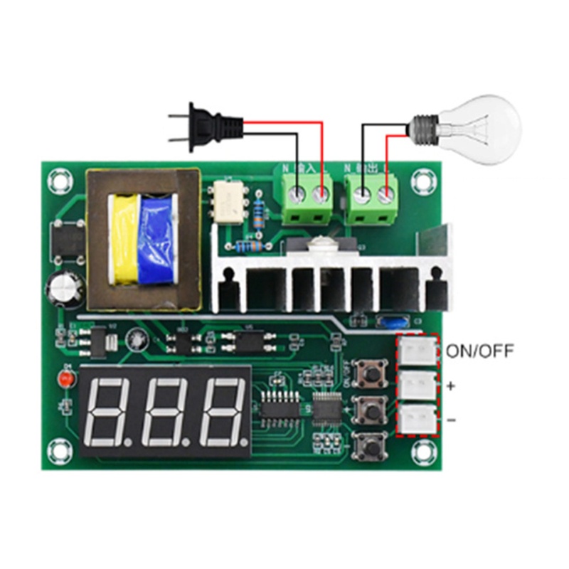 Btsg XH-M270 2200W Numerical Control Steping Regulator Modul Pengatur Tegangan AC