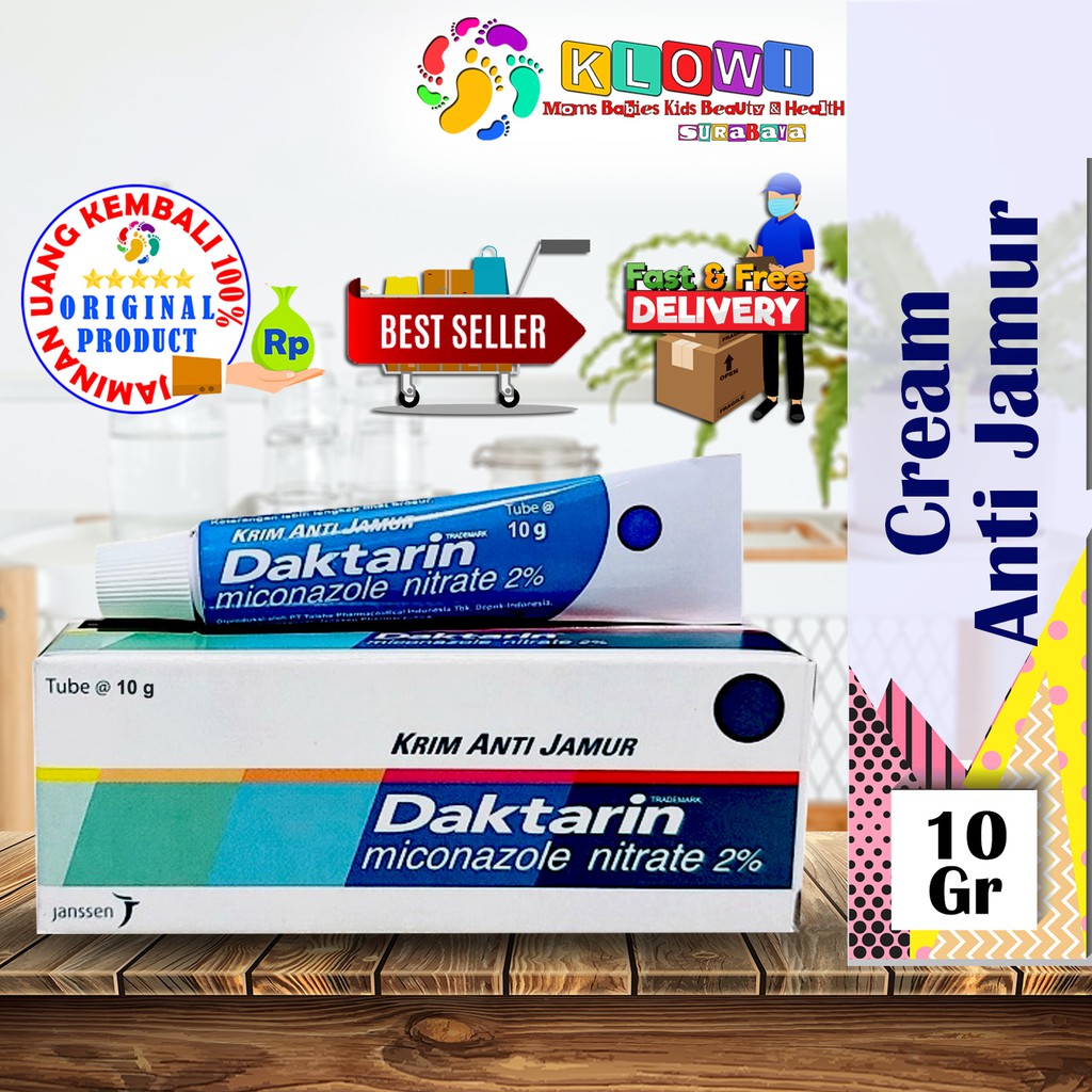 Daktarin Cream 10 gr / Krim Anti Jamur / Salep Kulit Gatal, Kadas, Panu