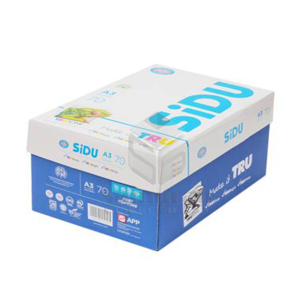 

H7Y Kertas HVS Sinar Dunia A3 75 Gsm / 1 Rim HVS Sidu A3 75 Gram / Kertas Print Kantor HVS Putih