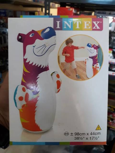 INTEX Mainan Tinju Anak Edukatif - Sansak Pukul - Samsak Balon - Sand Sack Pukulan