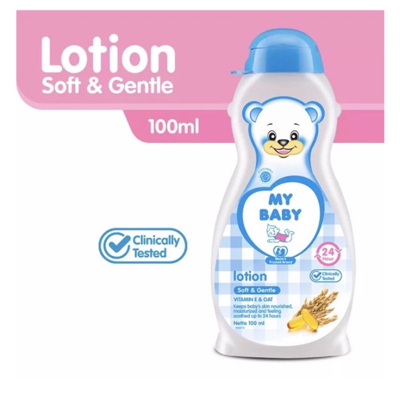 My Baby Lotion Soft &amp; Gentle 100ml - Losion Bayi Cream Bayi - Krim Bayi - Hand Body Bayi