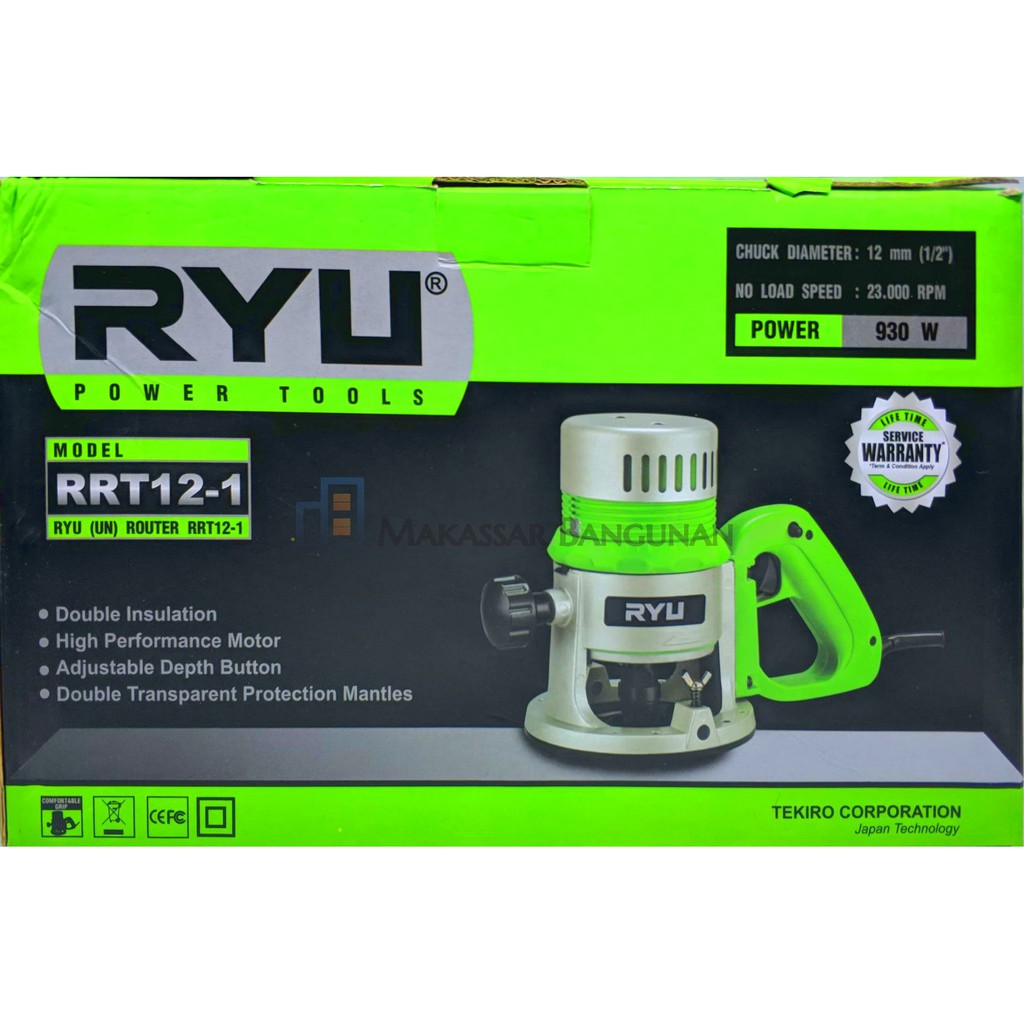 RYU Router RRT12-1 / Mesin Router / Mesin Profil Kayu