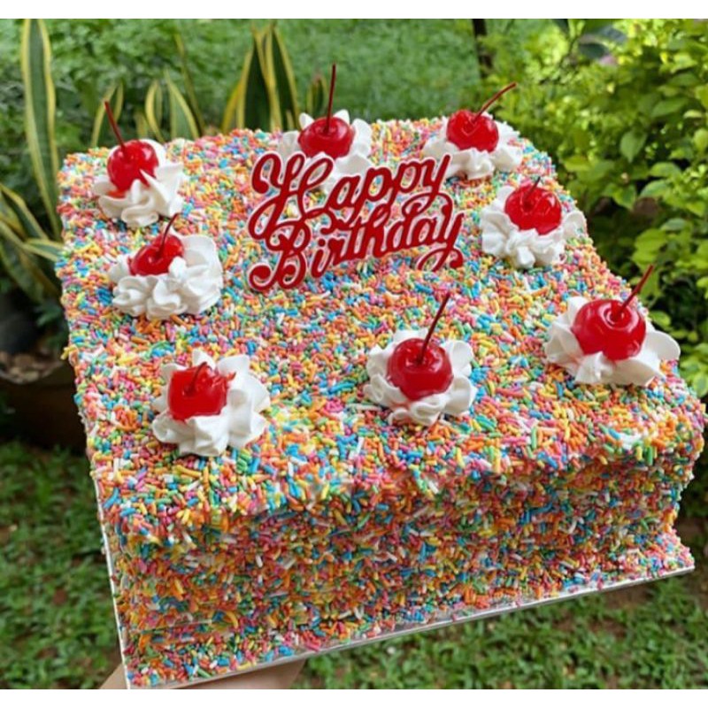 

rainbow cake kue ultah