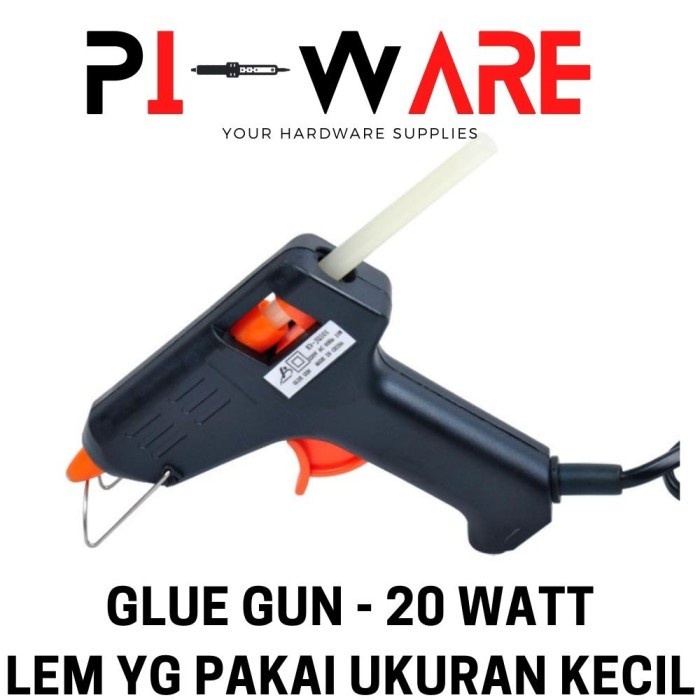 Alat Glue Gun 20W Lem Tembak Hot Melt 20 Watt