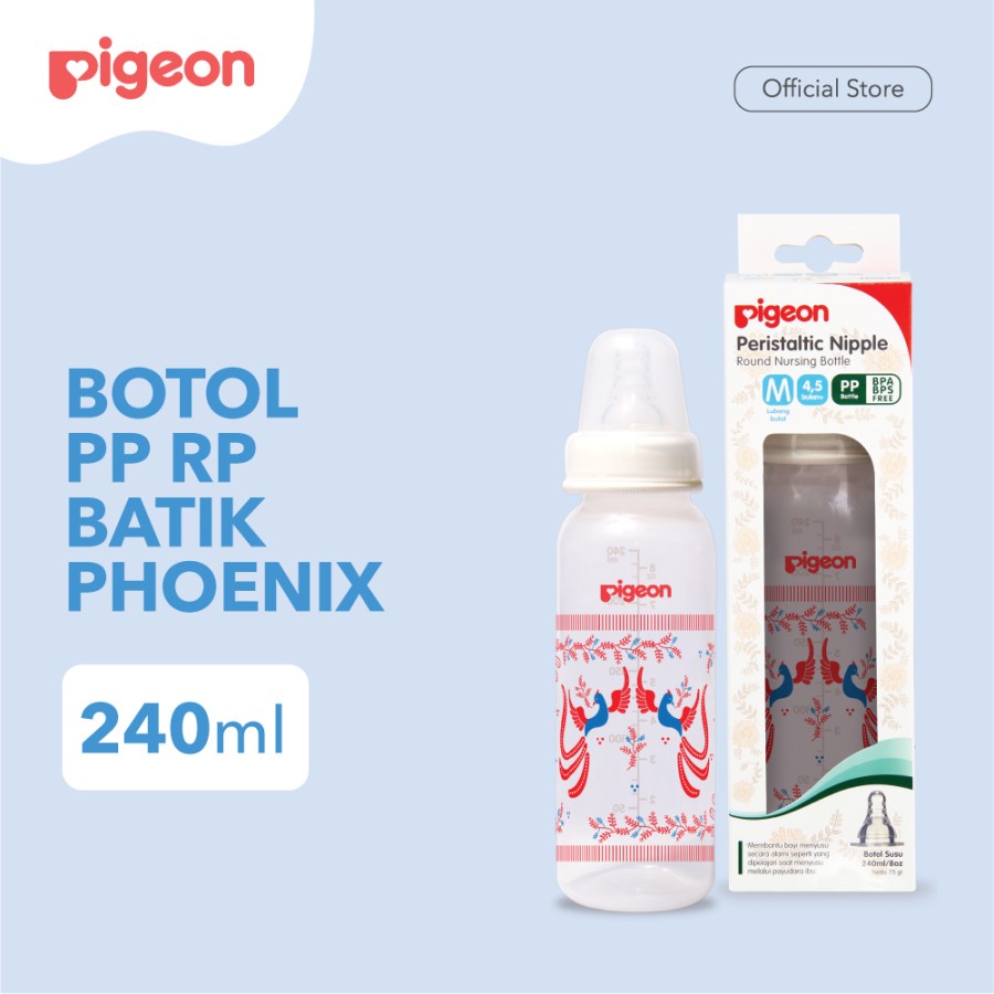 PIGEON Botol Susu PP RP 240Ml - Batik Phoenix