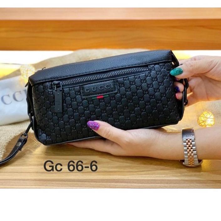 Paling Laku Clutch Gucci 66-6 Tabung Tas Tangan Handbag Tabung pria/wanita kwalitas oke