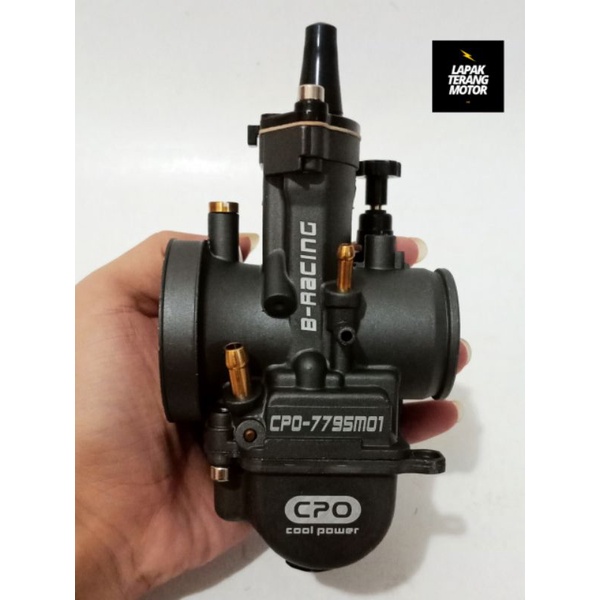 Karburator Karbu PWK BLACK Series / HITAM CHROME ukuran 26 - 28 - 30 - 32 - 34 CPO ORIGINAL-Black